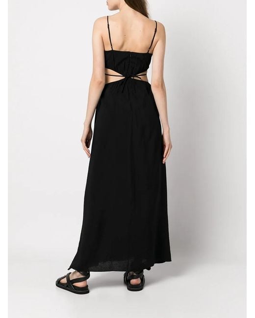 Jonathan Simkhai Black Amora Cut-Out Detail Dress