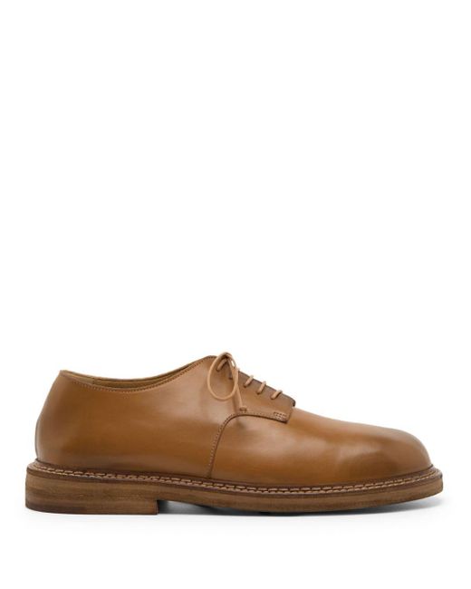 Marsèll Brown Nasello Leather Derby Shoes for men