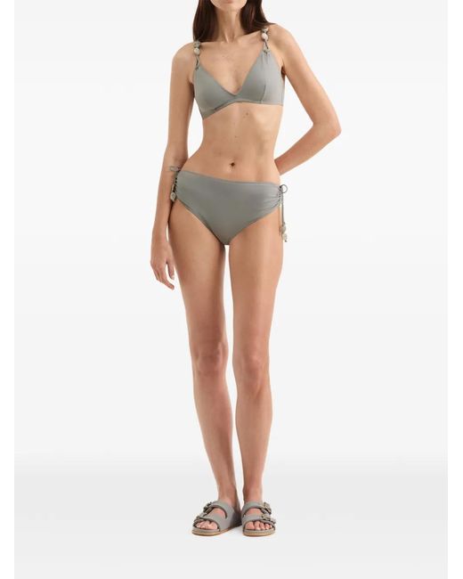 Eres Gray Edina Full-Cup Bikini Top