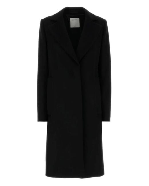 Sportmax Black Klassischer Mantel