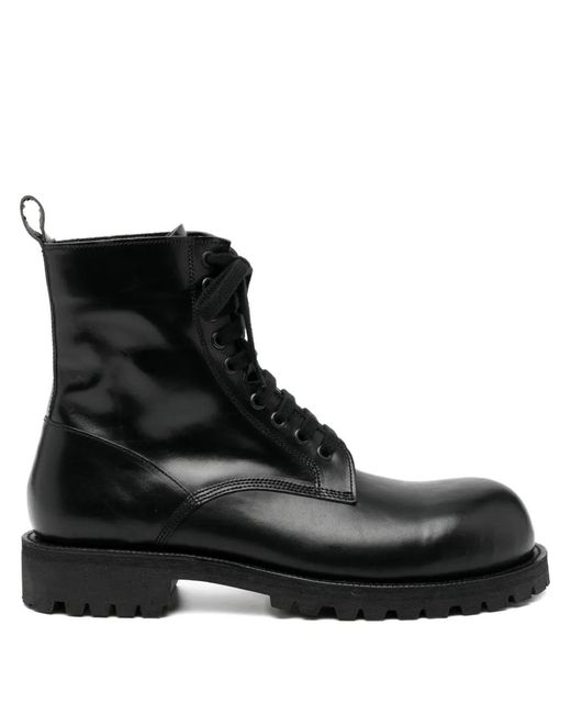 Comme des Garçons Black Leather Boots for men