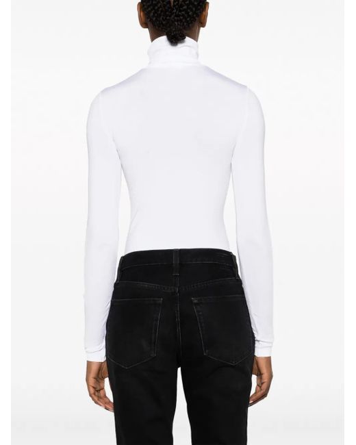 Wolford Colorado ハイネック ボディスーツ White