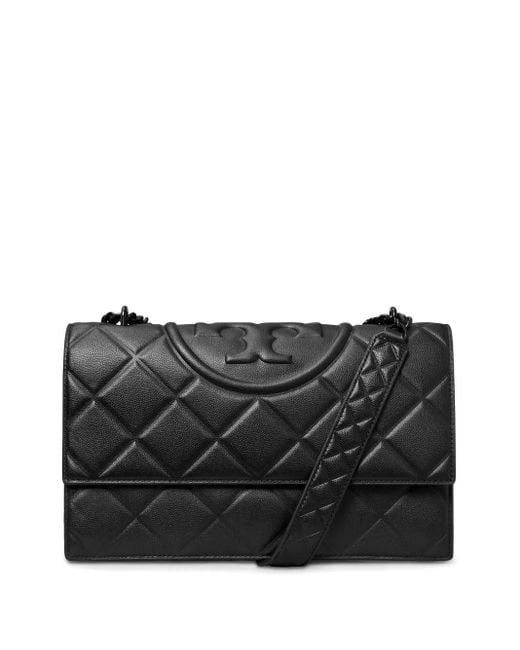 Tory Burch Black Fleming Schultertasche