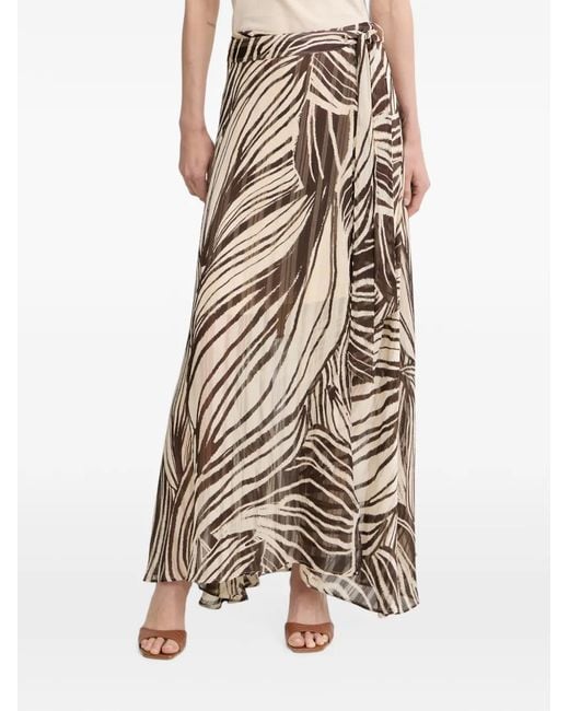 Guess Natural New Romana Wrap Maxi Skirt