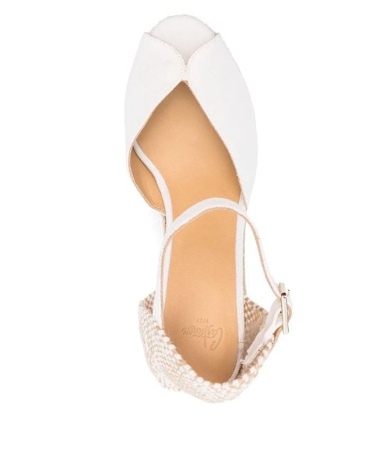 Castaner Natural 110Mm Bianca Espadrilles