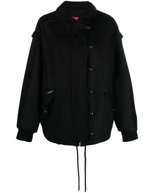 Isabel Marant Black Button-Fastening Sleeveless Jacket