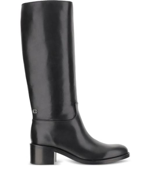 CAREL PARIS Black 50Mm Brighton Leather Boots
