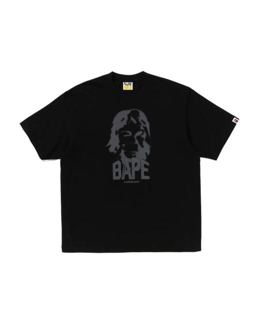 A Bathing Ape T-Shirt mit Beethoven-Print in Black für Herren