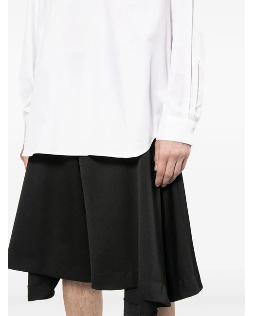 Comme des Garçons Black Double-Layer Shorts for men
