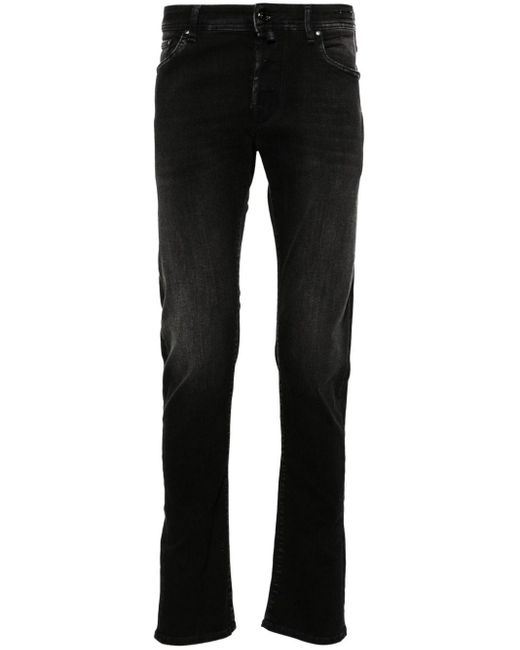Jacob Cohen Nick Slim-fit Jeans in het Black voor heren