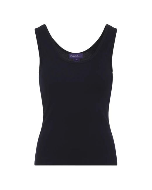 Ralph Lauren Black V-Neck Tank Top