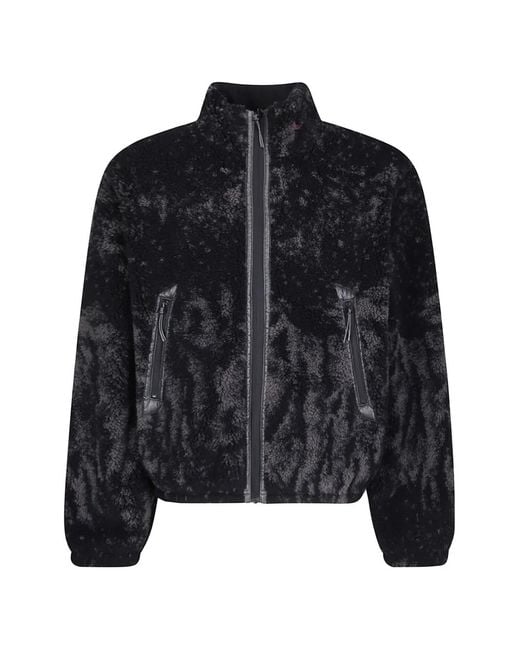 Roa Black Ewe Furry Jacket for men