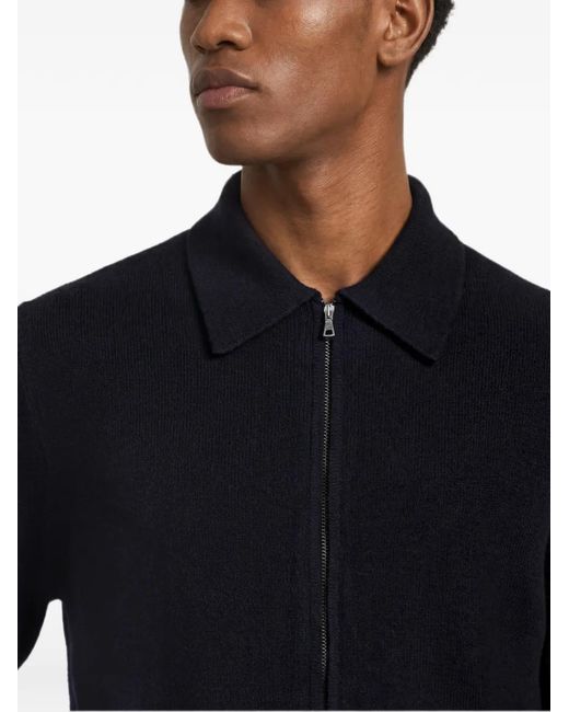 Orlebar Brown Blue Shelby Zip-Up Cardigan for men