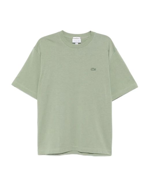 Lacoste Green T-Shirt Mit Logo-Applikation