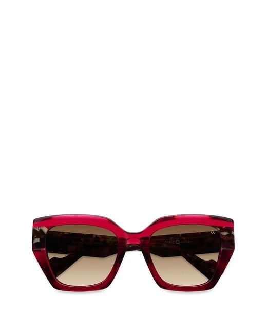 Etnia Barcelona Pink Mambo Geometric Sunglasses