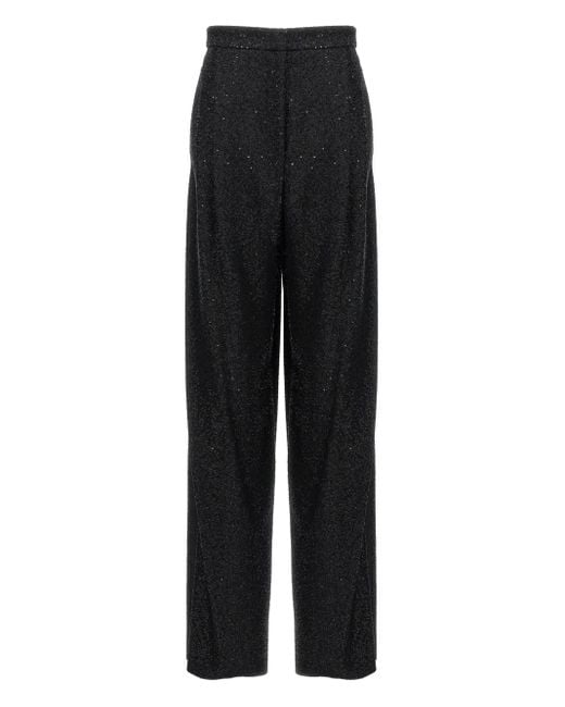 Max Mara スパンコール パンツ Black