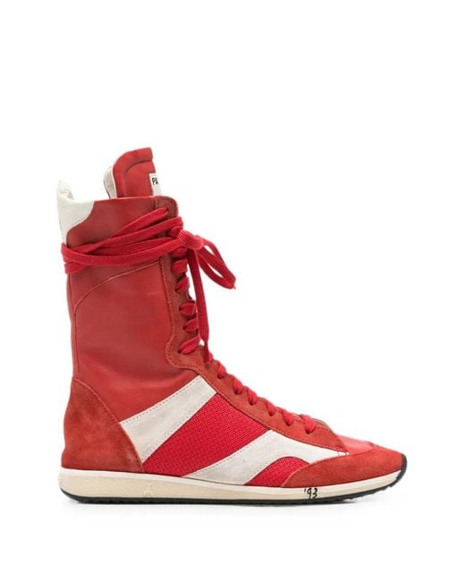 Patrizia Pepe Red Racing Skin '93 Sneakers