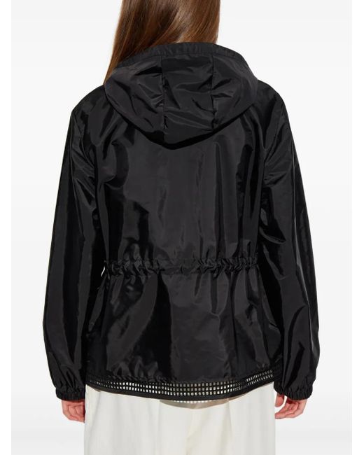 Moncler Black Sand Leather Shoulder Bag