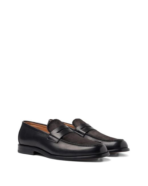 Scarosso Black Aaron Loafers for men