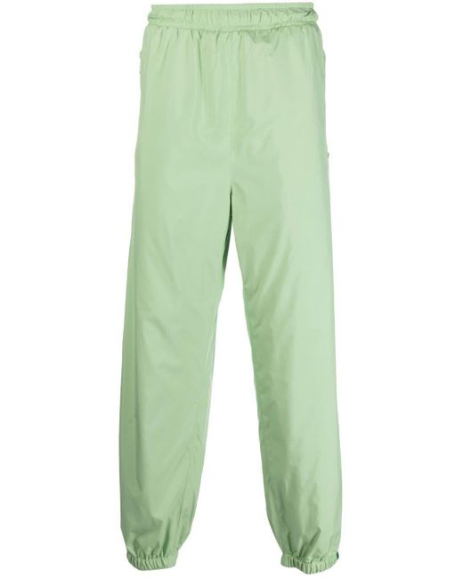 Lacoste Synthetic Striped Trackpants in Green Lyst