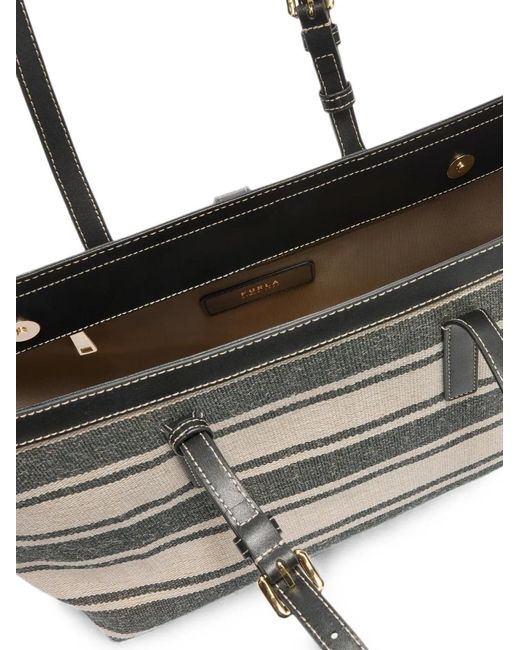 Furla Blue Debby Tote L