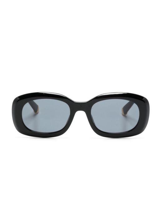 Stella McCartney Black Sc40080i Rectangle-frame Sunglasses