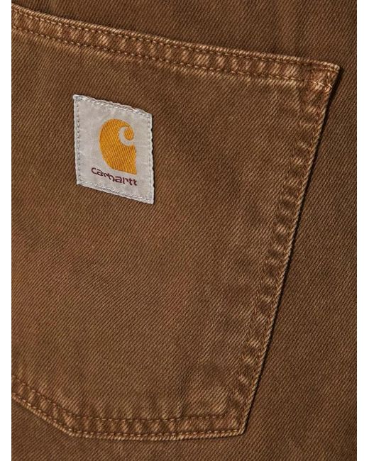 Carhartt Jeans mit Logo-Patch in Brown für Herren
