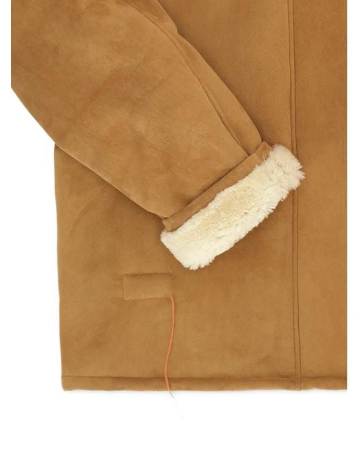 Fortela Natural Quarter Patch-Pocket Shearling Jacket for men