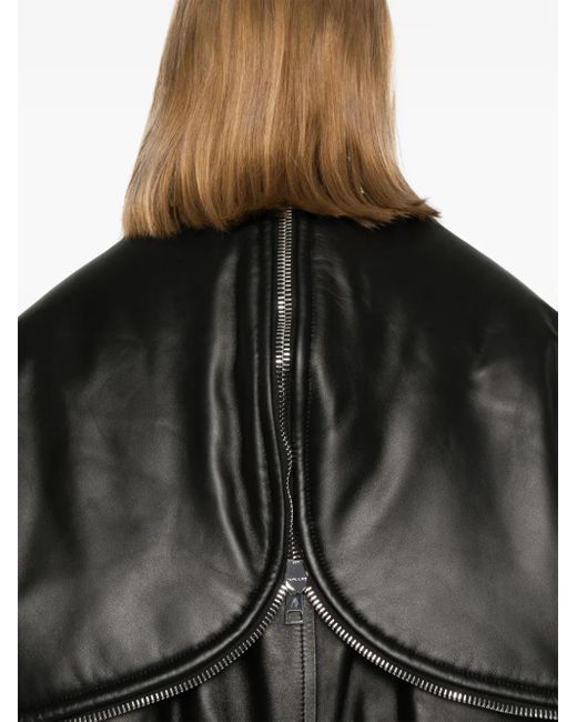 The Attico Black Coats & Jackets