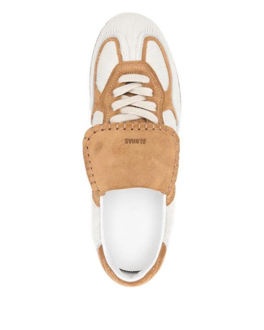 Alohas White Suede Sneakers