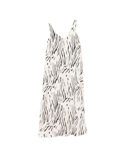 Pennyblack White Printed Midi Dress