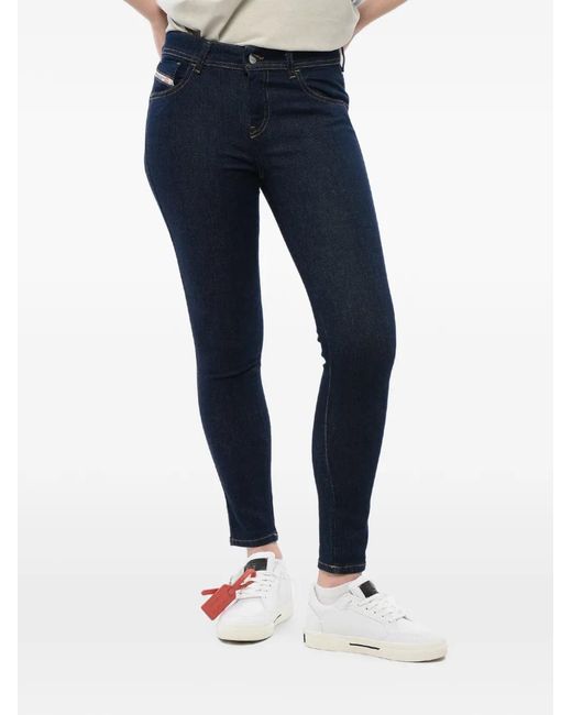 DIESEL Blue Slandy Super-Skinny Jeans