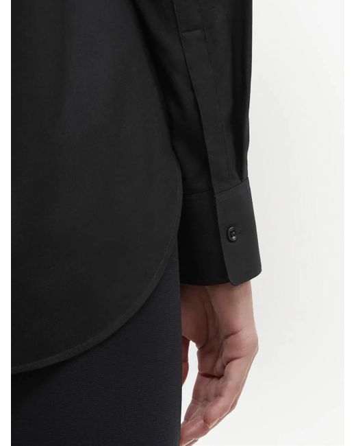 Wardrobe NYC Black Classic Cotton Shirt
