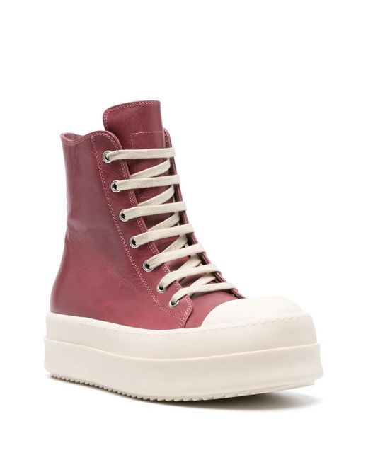 Rick Owens Pink Mega Bumper Sneakers