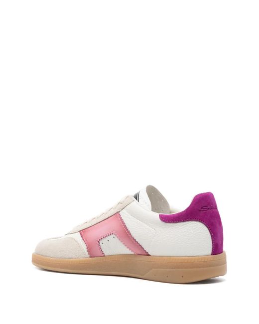 Santoni Pink Dbs Oly Sneakers