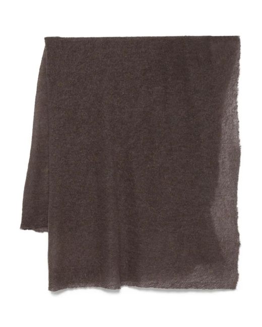 Sciarpa Con Bordi Sfrangiati di Botto Giuseppe in Brown