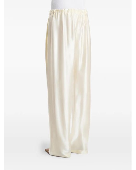 Khaite White Rohen Trousers