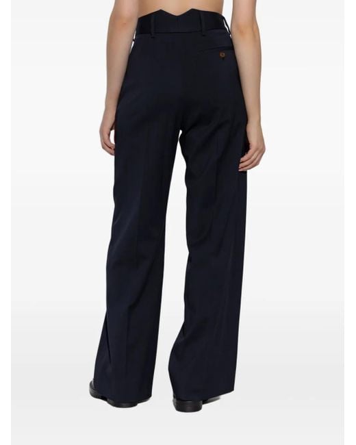 Pantalones de vestir de lana Vivienne Westwood de color Blue