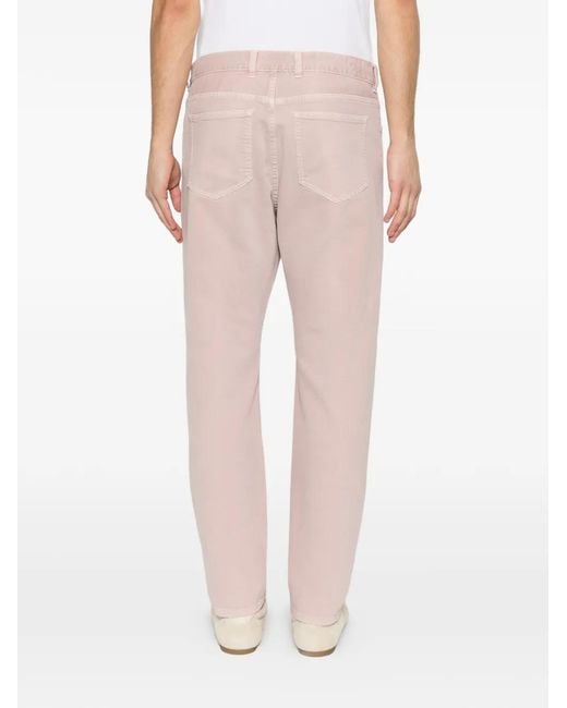 Eleventy Pink Five-Pocket Trousers for men