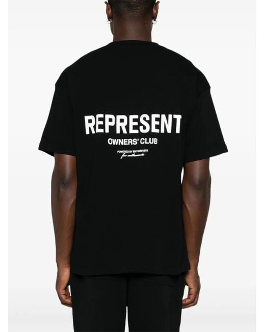 T-Shirt Owners Club Represent pour homme en coloris Black