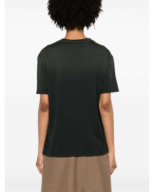 Etro Black Graphic-print cotton T-shirt