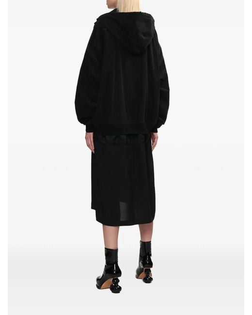 Maison Mihara Yasuhiro Black Triple-Layered Dress