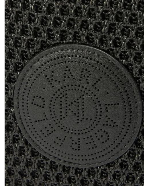 Karl Lagerfeld Black Trousse De Toilette K/Circle En Mesh