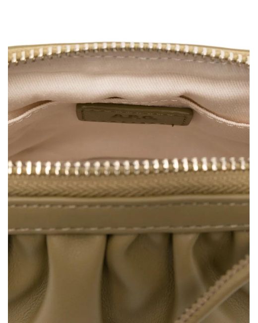 A.P.C. Natural Kleine Ninon Schultertasche mit Falten