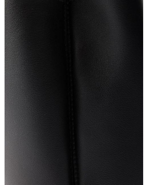 Prada レザー ショルダーバッグ Black