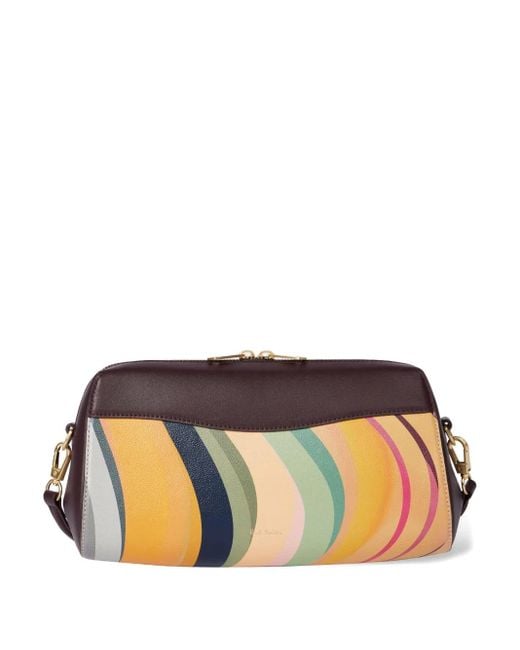 Paul Smith Orange Mittelgroße Swirl Schultertasche