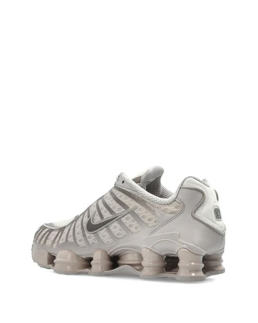 Nike Gray Shox Rubber Sneakers for men
