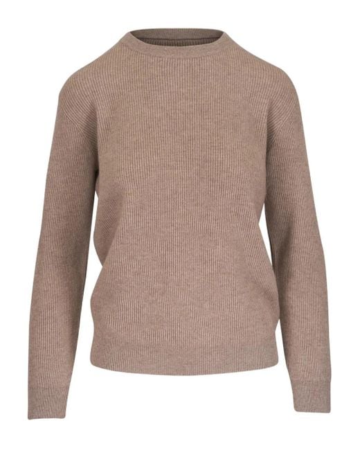 Brunello Cucinelli リブニット セーター Brown
