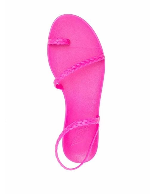 Ancient Greek Sandals Pink Eleftheria Jelly Sandals