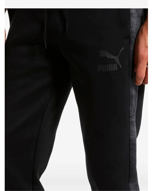 PUMA Black T7 Classics Trousers for men